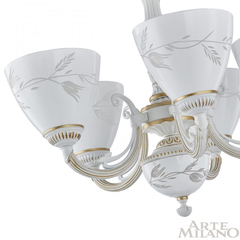 Подвесная люстра Arte Milano 343659/5 WT+G