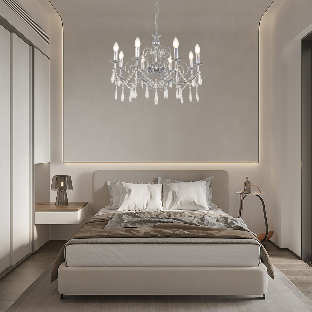 Подвесная люстра Arte Milano 345620/8 CR Подвесная люстра Arte Milano 345620/8 CR