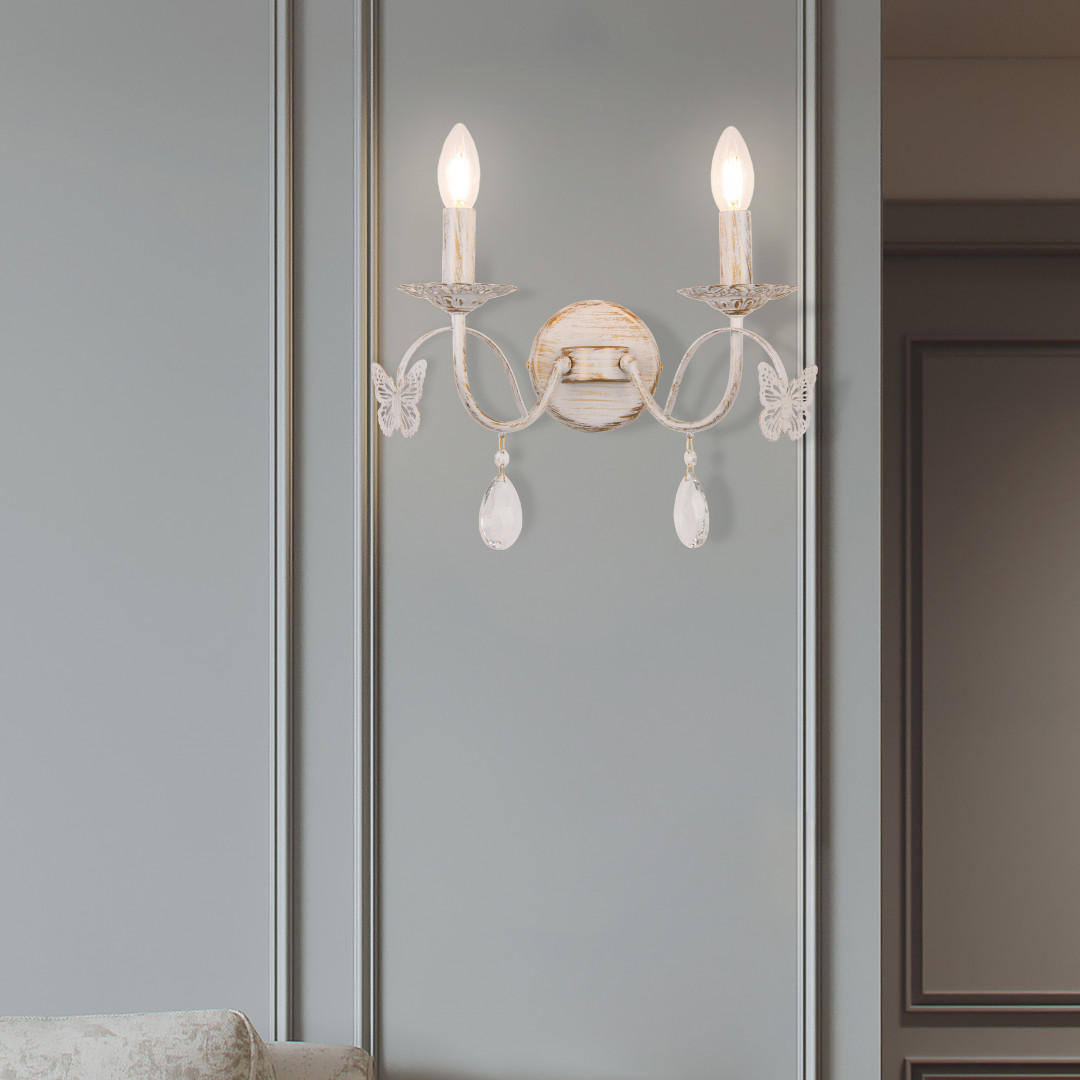 Бра Arte Milano 346179/2W WT+G Бра Arte Milano 346179/2W WT+G