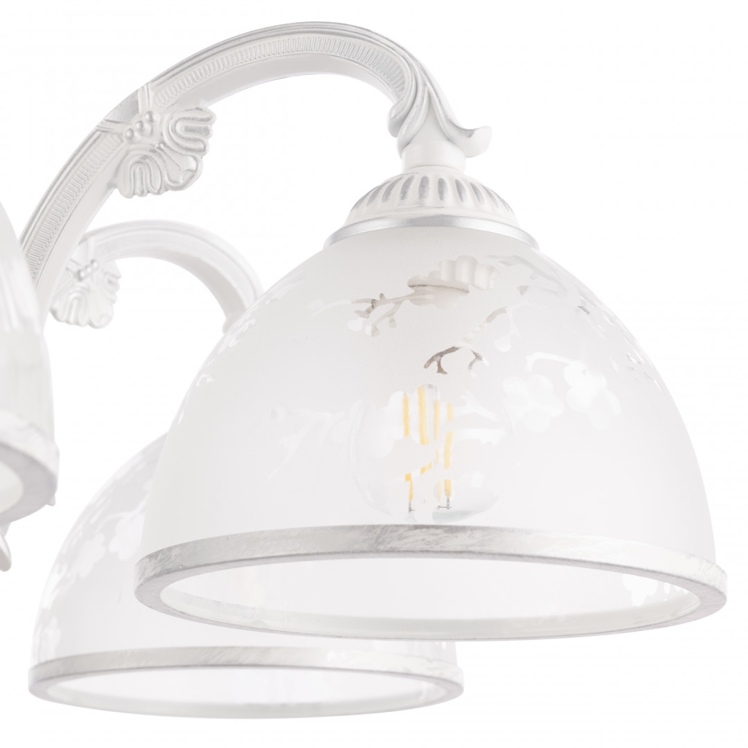 Подвесная люстра Arte Milano 349737/6 WT+SL Подвесная люстра Arte Milano 349737/6 WT+SL