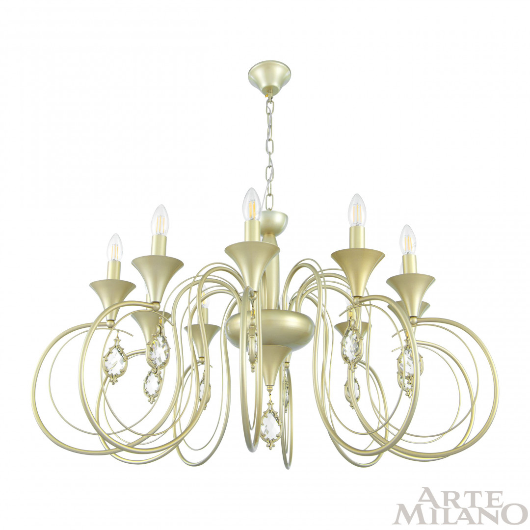 Подвесная люстра Arte Milano 349920/10 CG Подвесная люстра Arte Milano 349920/10 CG