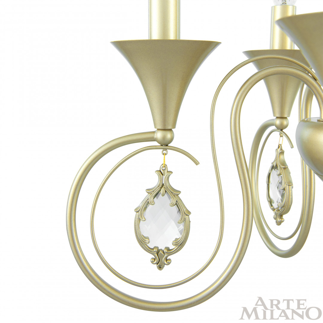 Подвесная люстра Arte Milano 349920/5 CG Подвесная люстра Arte Milano 349920/5 CG