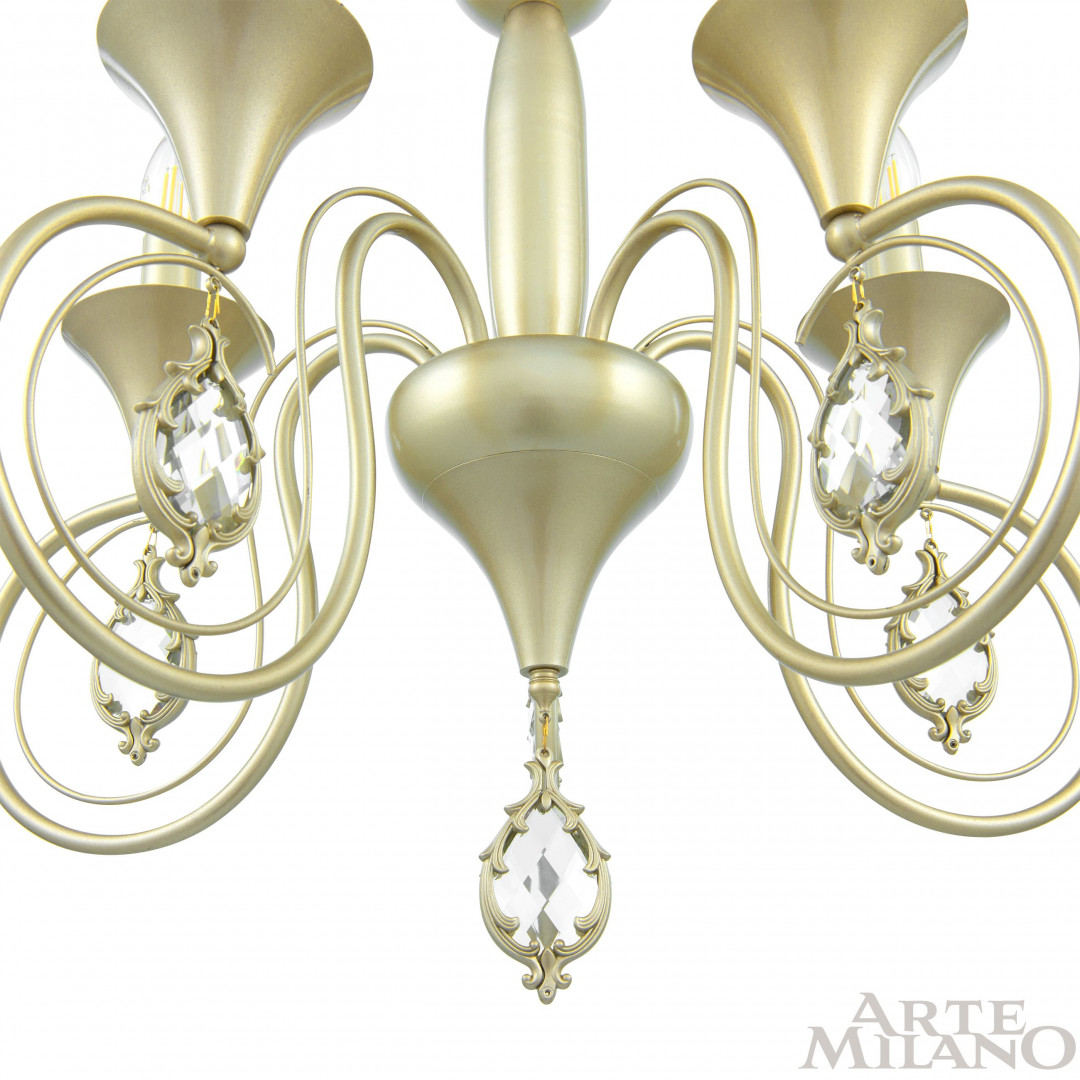 Подвесная люстра Arte Milano 349920/5 CG Подвесная люстра Arte Milano 349920/5 CG