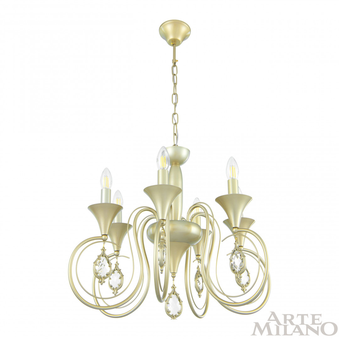 Подвесная люстра Arte Milano 349920/6 CG Подвесная люстра Arte Milano 349920/6 CG