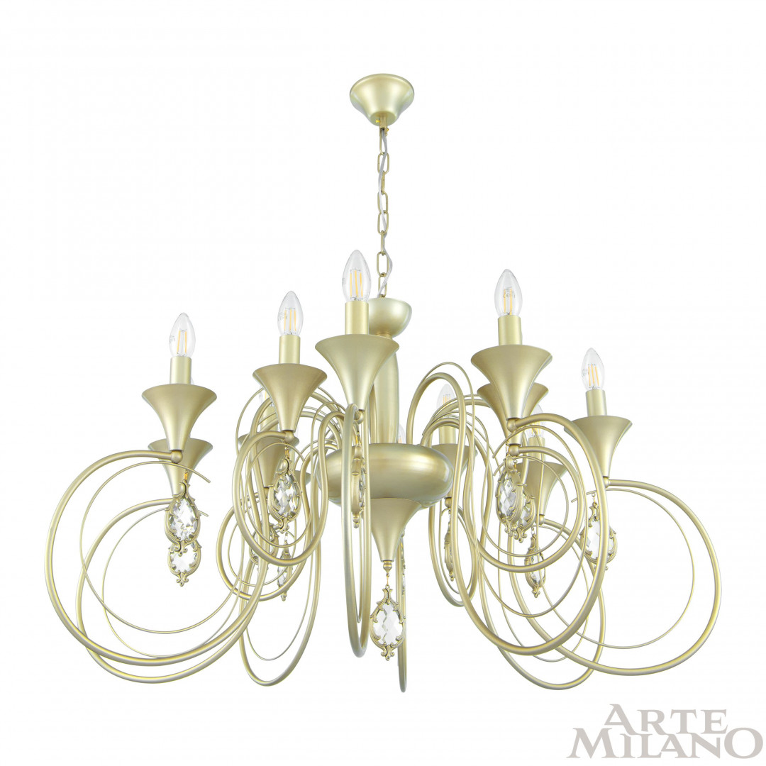 Подвесная люстра Arte Milano 349920/8-4 CG Подвесная люстра Arte Milano 349920/8-4 CG