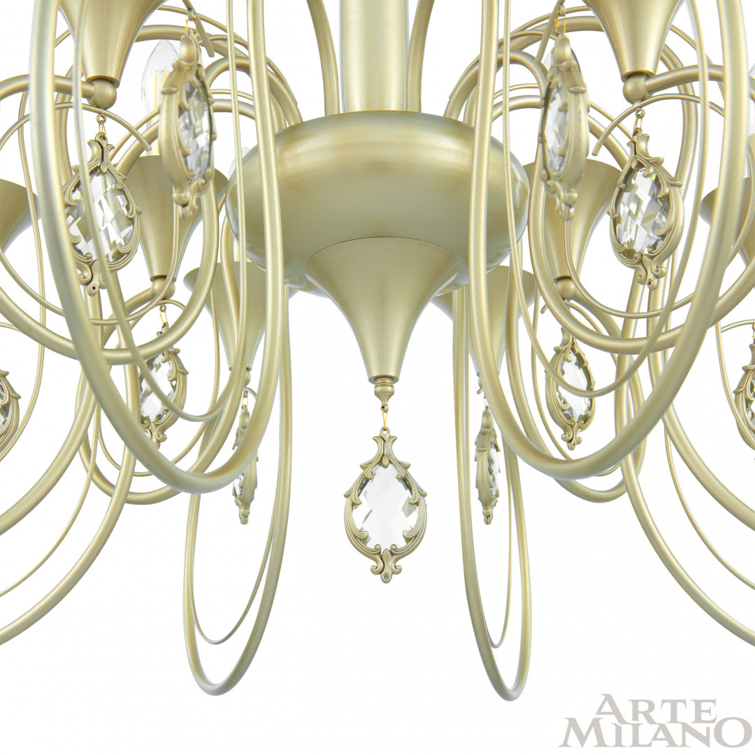 Подвесная люстра Arte Milano 349920/8-4 CG Подвесная люстра Arte Milano 349920/8-4 CG