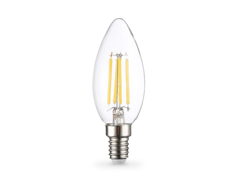 Филаментная светодиодная лампа Ambrella Light Bulbing E14 11W 2700K свеча 351113