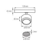 Трековый трехфазный светильник Kanlux Btl 35650