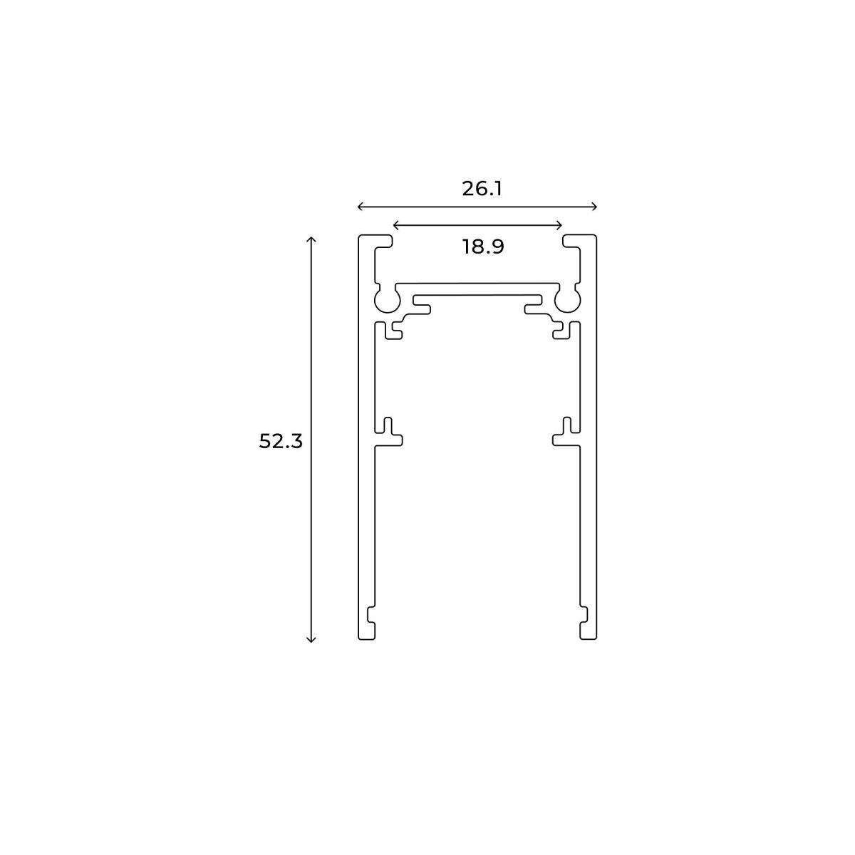 Шинопровод магнитный накладной Hesby Lighting ElDeko HSBL_0051 Шинопровод магнитный накладной Hesby Lighting ElDeko HSBL_0051
