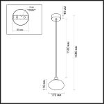 Подвесной светильник Odeon Light Mela 7044/4L