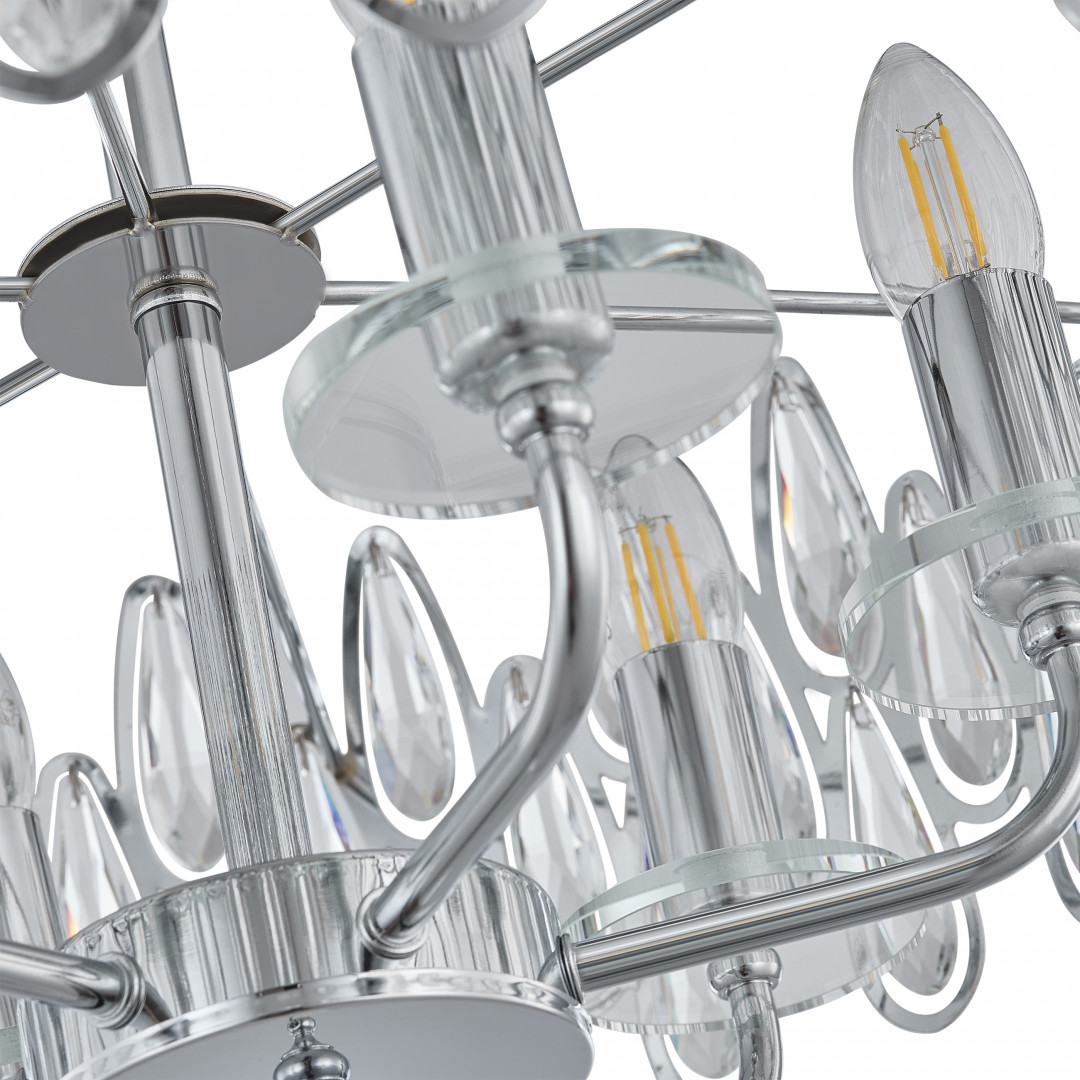 Потолочная люстра Arte Milano Sorrento 372009/6/80/490 CR Потолочная люстра Arte Milano Sorrento 372009/6/80/490 CR