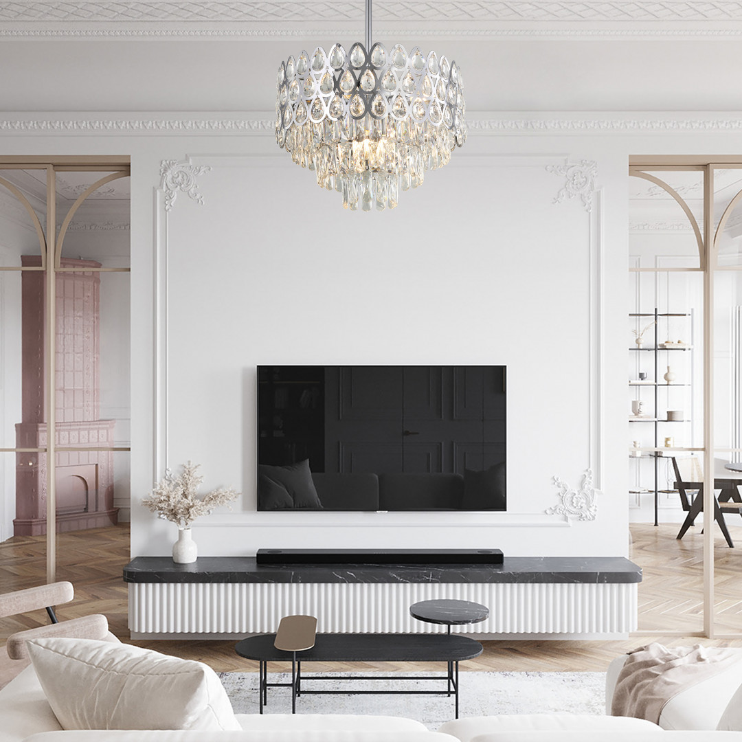 Люстра на штанге Arte Milano Sorrento 372019/7/300/460 CR Люстра на штанге Arte Milano Sorrento 372019/7/300/460 CR