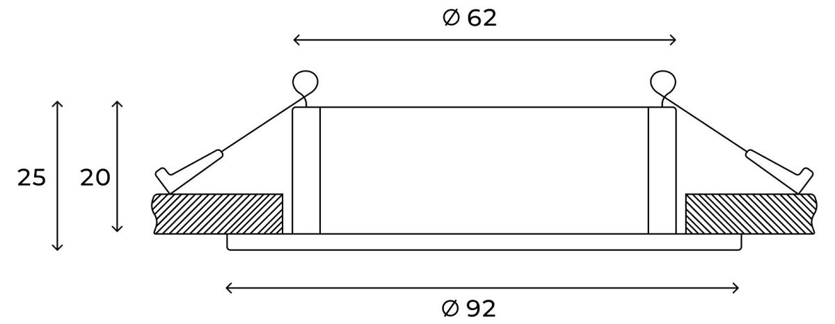 Встраиваемый светильник Hesby Lighting Solis HSBL_0113 Встраиваемый светильник Hesby Lighting Solis HSBL_0113