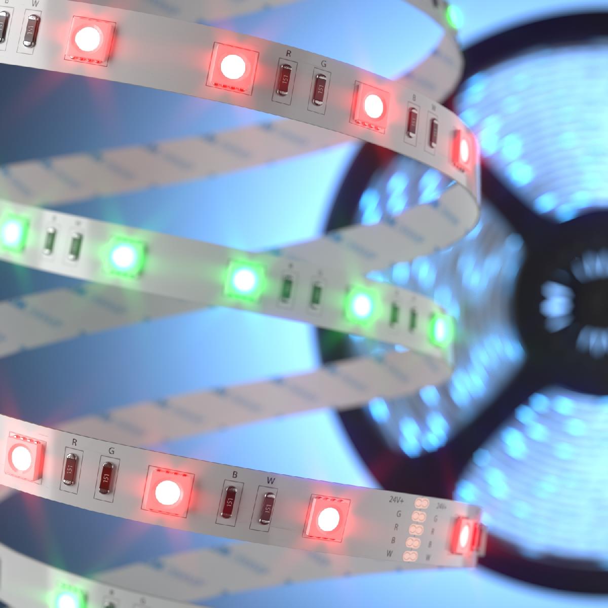 Светодиодная лента Elektrostandard 12V 7,2W 30Led 5050 IP20 RGB, 5м 4690389040160 Светодиодная лента Elektrostandard 12V 7,2W 30Led 5050 IP20 RGB, 5м 4690389040160