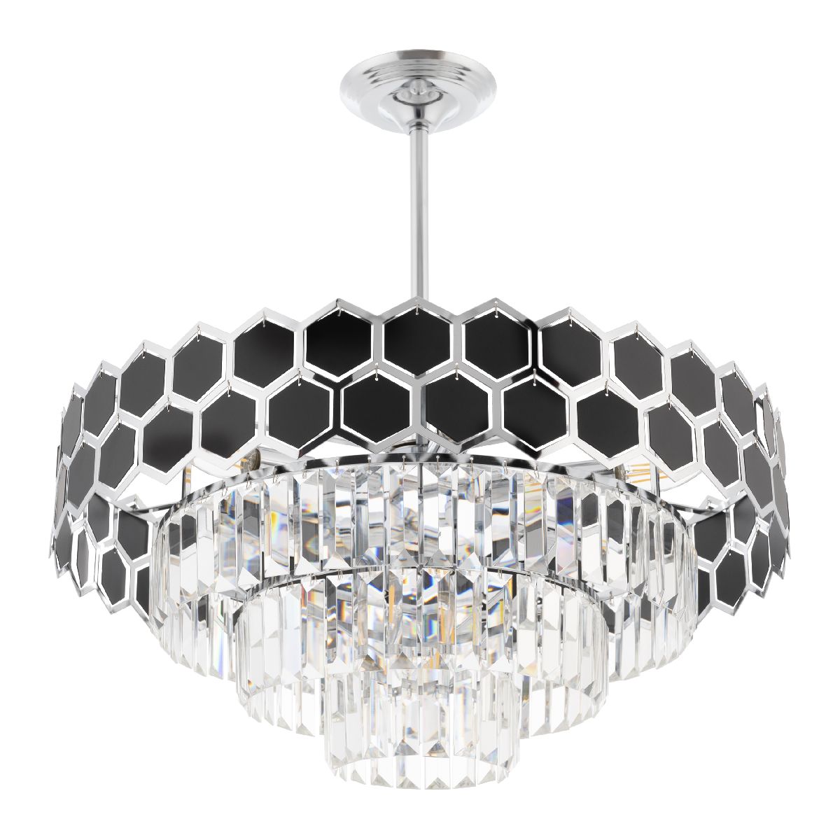Люстра на штанге Arte Milano Sorrento 375009/6+3/300/590 CR Люстра на штанге Arte Milano Sorrento 375009/6+3/300/590 CR