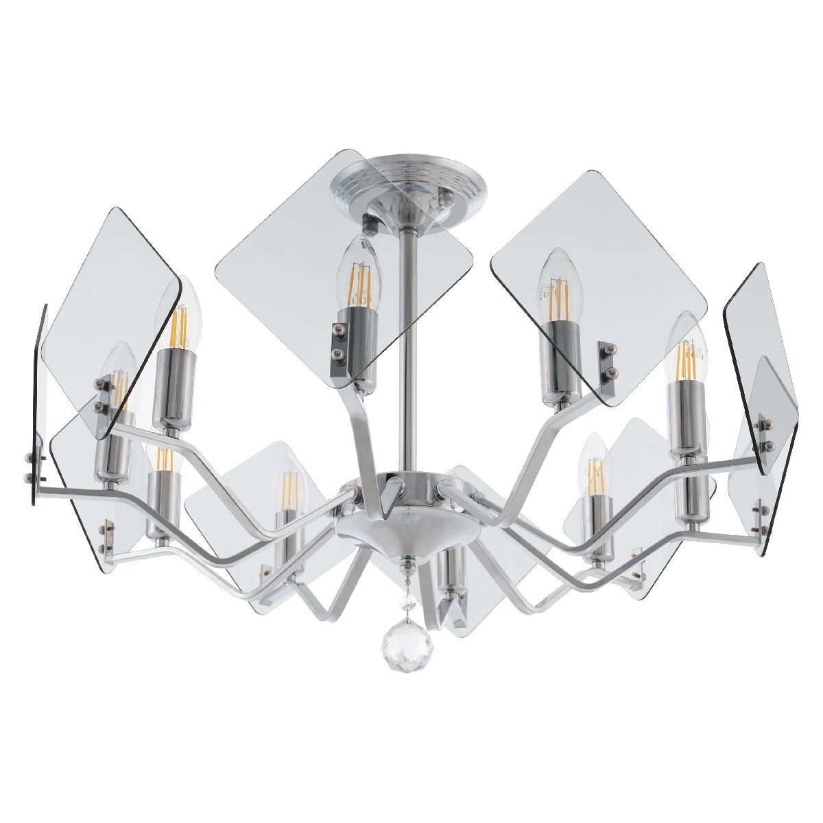 Люстра на штанге Arte Milano Sorrento 375309/10/600 CR Люстра на штанге Arte Milano Sorrento 375309/10/600 CR