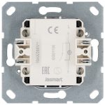 Выключатель одноклавишный со светодиодом 10A 250V с накладкой, цвет Тауп Jasmart G3011NT