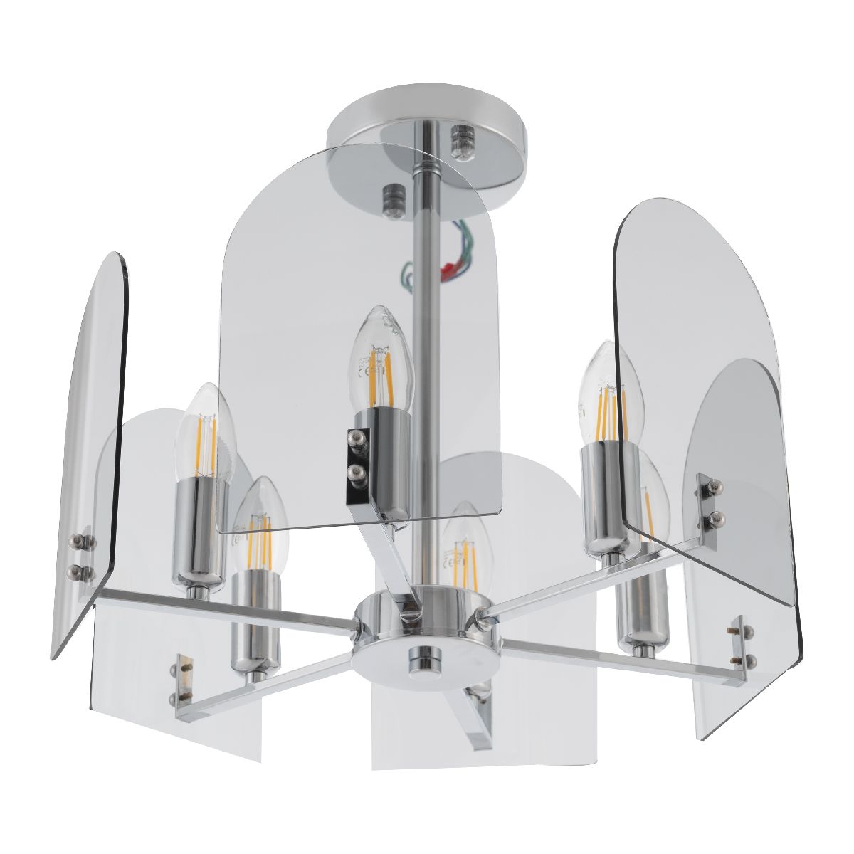 Люстра на штанге Arte Milano Sorrento 377309/6/390 CR Люстра на штанге Arte Milano Sorrento 377309/6/390 CR