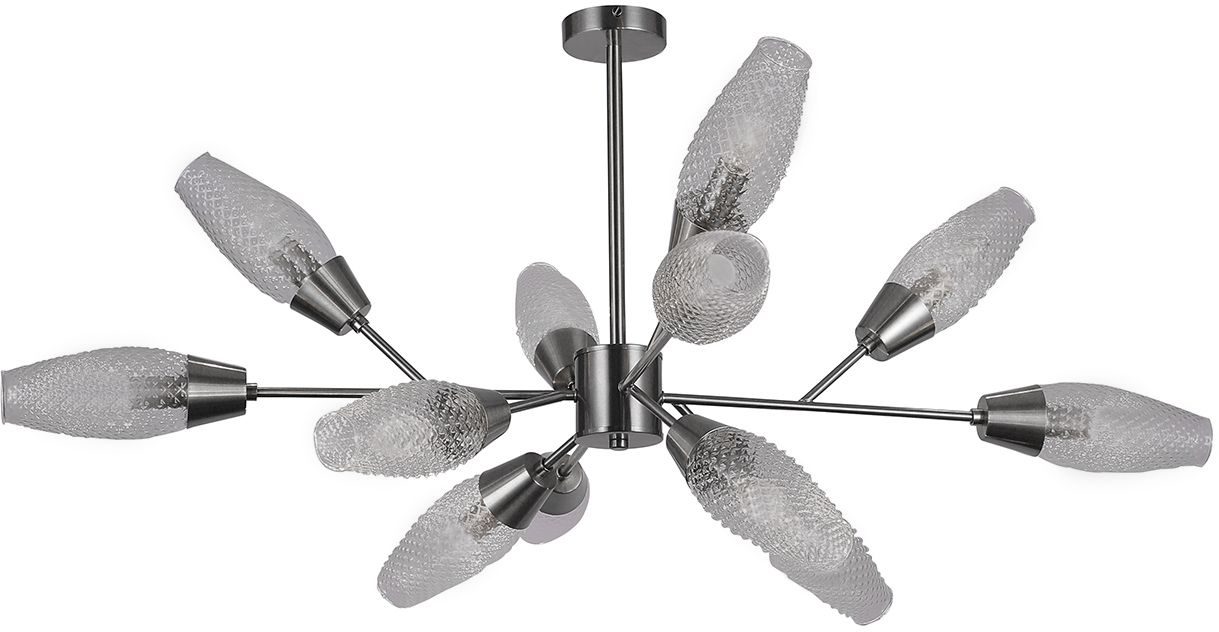 Люстра на штанге Escada Desire 10165/12PL Nickel Люстра на штанге Escada Desire 10165/12PL Nickel