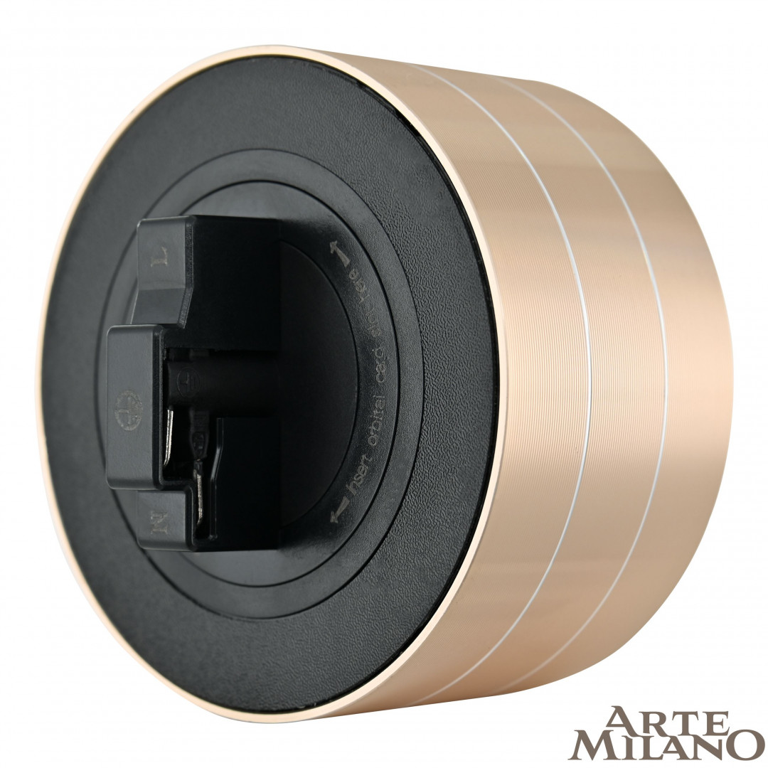 Трековая розетка Arte Milano Am-track-sockets 380011TS/ES Gold Трековая розетка Arte Milano Am-track-sockets 380011TS/ES Gold