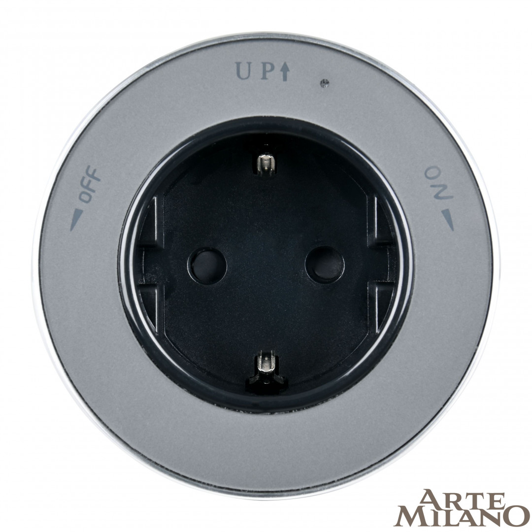 Трековая розетка Arte Milano Am-track-sockets 380011TS/ES Grey Трековая розетка Arte Milano Am-track-sockets 380011TS/ES Grey