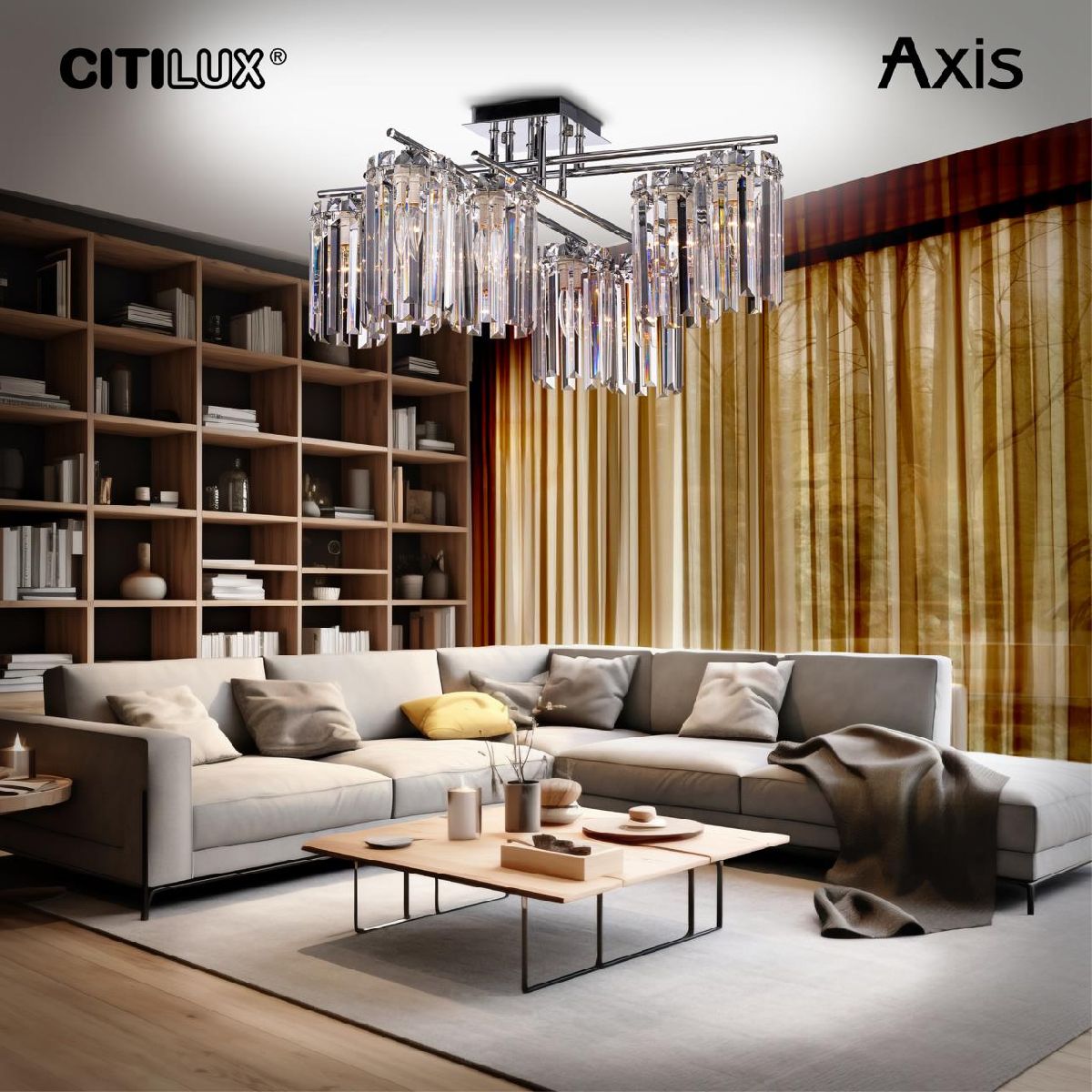 Потолочная люстра Citilux Axis CL313281 Потолочная люстра Citilux Axis CL313281