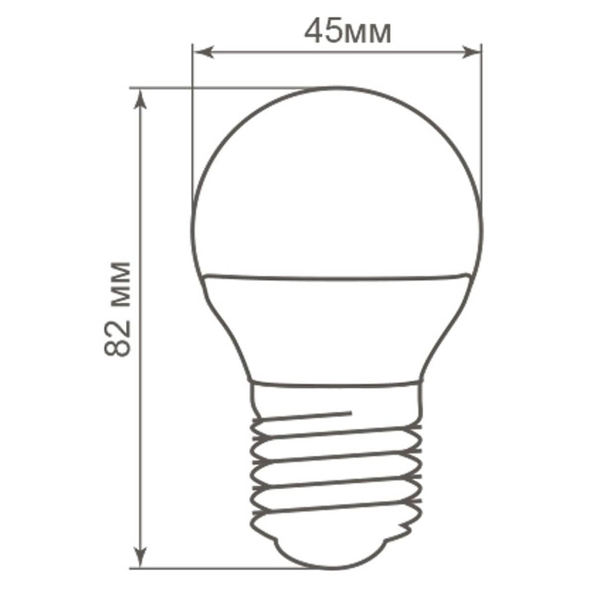 Лампа светодиодная Feron E27 5W 2700K Шар Матовая LB-38 25404 Лампа светодиодная Feron E27 5W 2700K Шар Матовая LB-38 25404