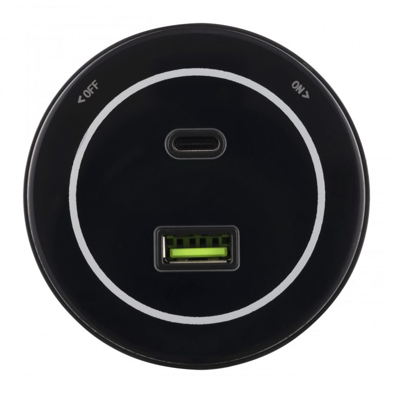 Трековая розетка Arte Milano Am-track-sockets-39 399732TS/USB-Type-C Black