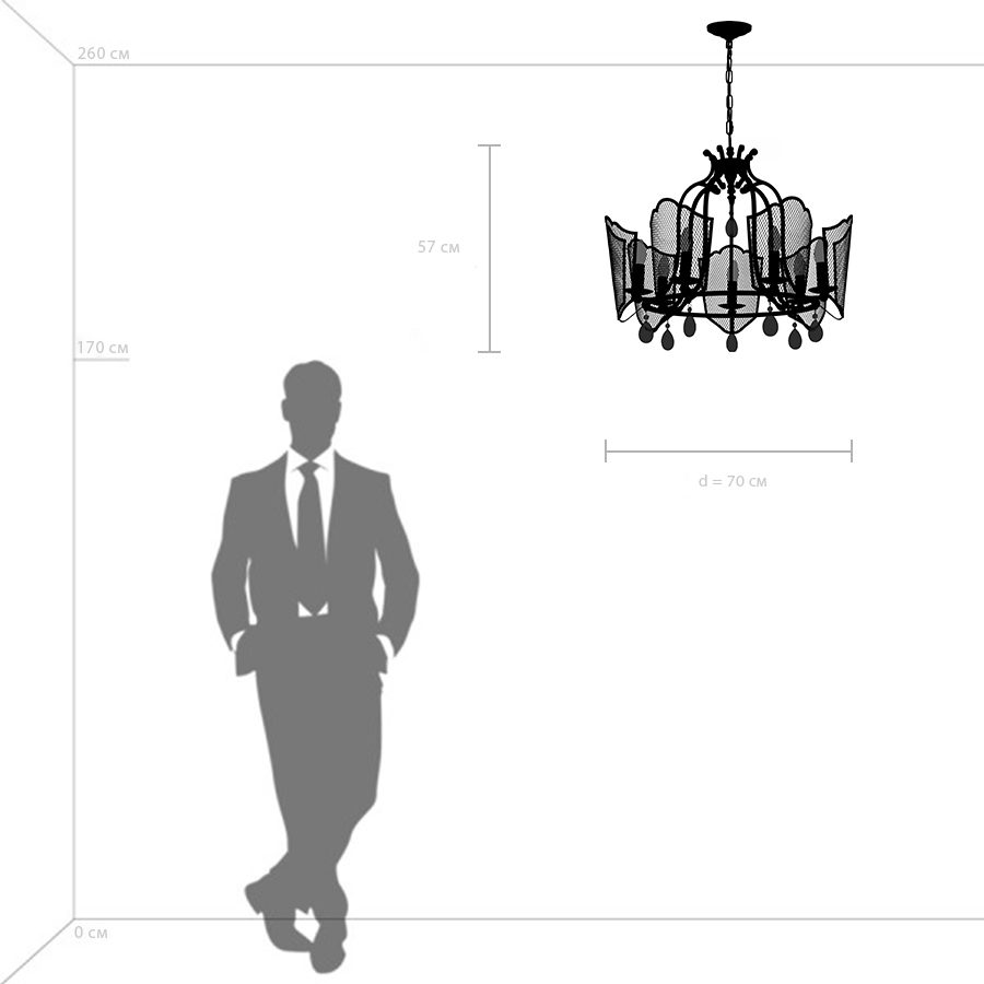 Подвесная люстра Lightstar Castello 744077 Подвесная люстра Lightstar Castello 744077