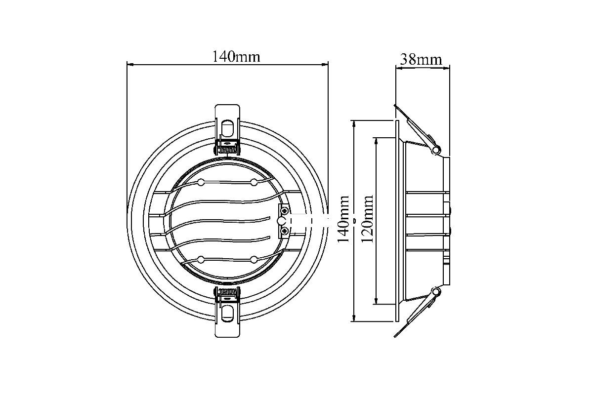 Встраиваемый светильник Fiberli CDEW-TECO 12130707 Встраиваемый светильник Fiberli CDEW-TECO 12130707