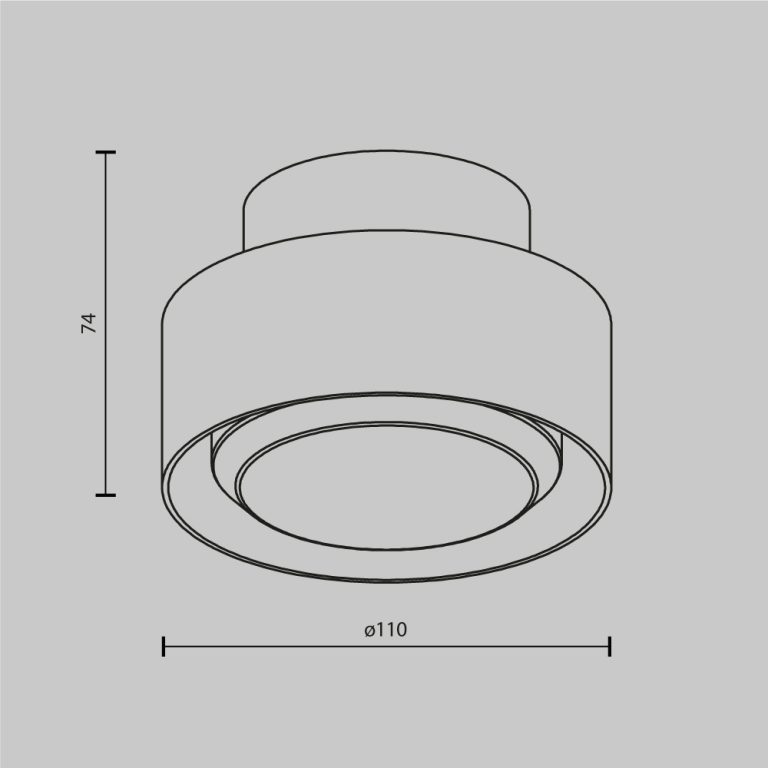 Потолочный светильник Maytoni Technical Ceiling Space C092CL-GX53-W