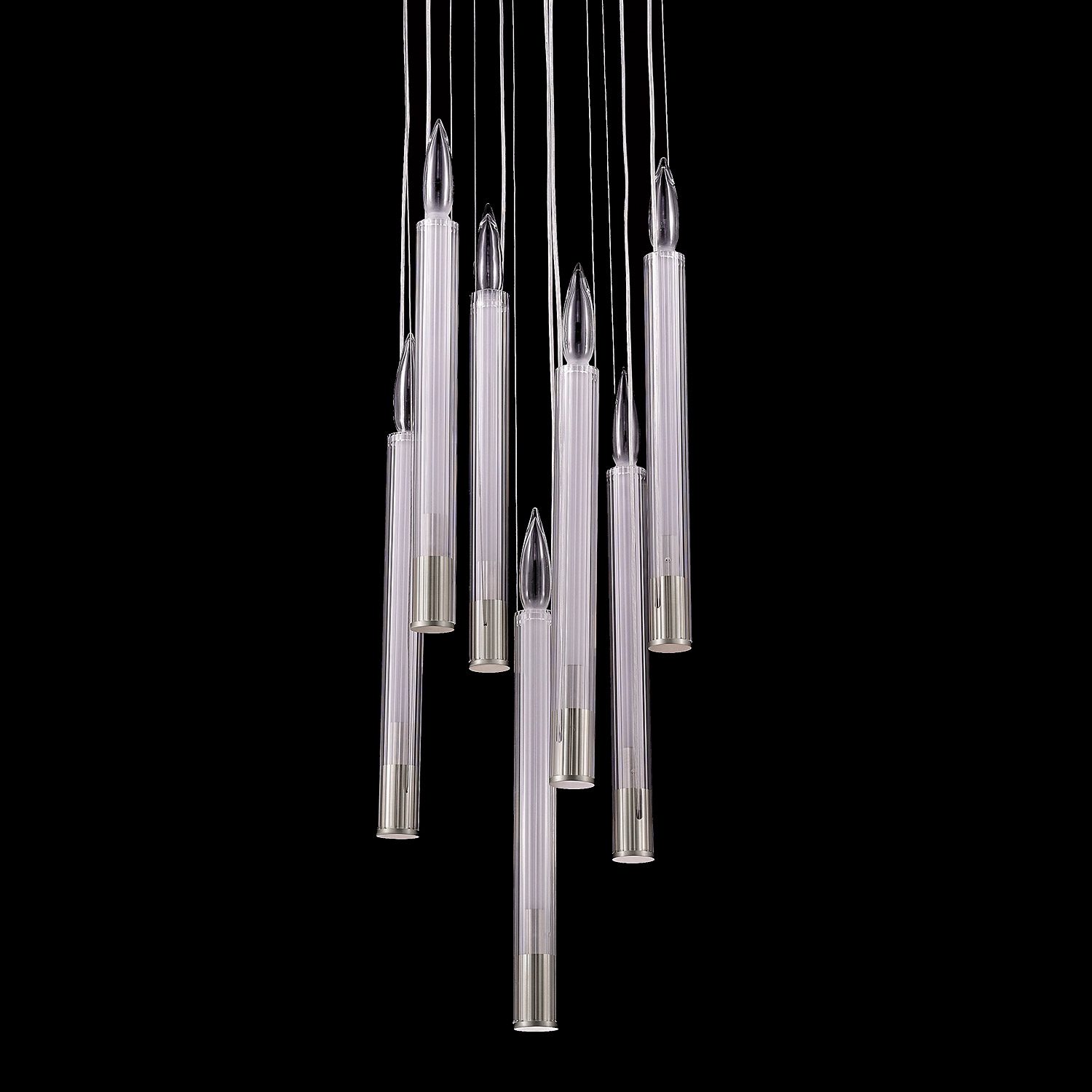 Подвесной светильник Delight Collection Candle P68094-7 chrome Подвесной светильник Delight Collection Candle P68094-7 chrome