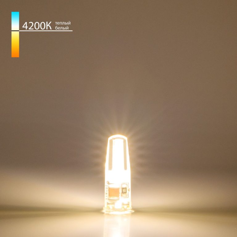 Лампа светодиодная Elektrostandard G4 3W 4200K прозрачная 4690389041280