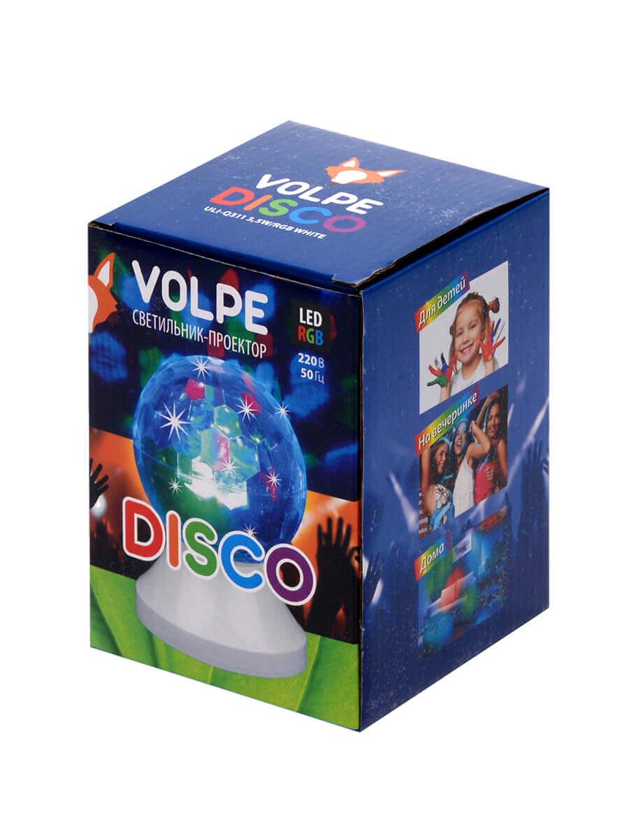 Настольная лампа Volpe ULI-Q311 3,5W/RGB WHITE UL-00002764 Настольная лампа Volpe ULI-Q311 3,5W/RGB WHITE UL-00002764