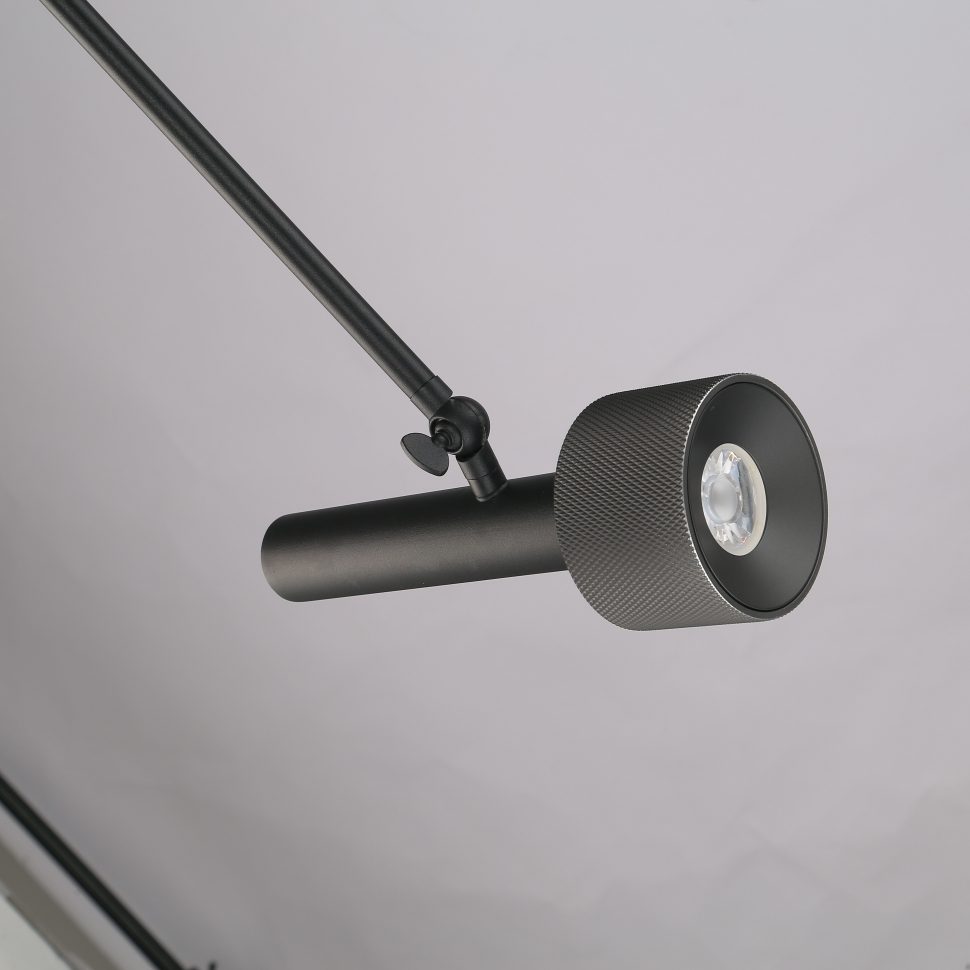 Подвесной светильник iLedex Delta 2361-1 BK+GRP Подвесной светильник iLedex Delta 2361-1 BK+GRP