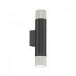 Настенный светильник iLedex Delta 2365-2 BK+SL