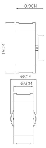 Светильник настенный ARTE Lamp A3503AL-2BK