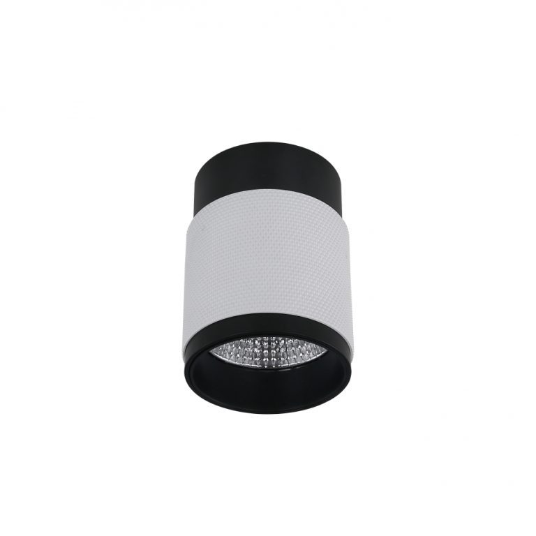 Накладной светильник iLedex Delta 1955-10W-3000K-36 BK+WH