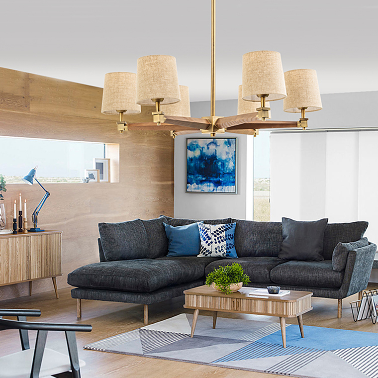 Люстра на штанге ImperiumLoft Stavra Jorgenson White/Dark Wood 203574-26 Люстра на штанге ImperiumLoft Stavra Jorgenson White/Dark Wood 203574-26
