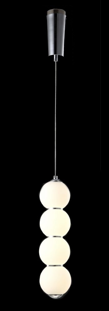 Подвесной светильник Crystal Lux Desi DESI SP4 CHROME/WHITE Подвесной светильник Crystal Lux Desi DESI SP4 CHROME/WHITE