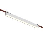 Трековый однофазный светильник Denkirs Belty linear DK5676-WH