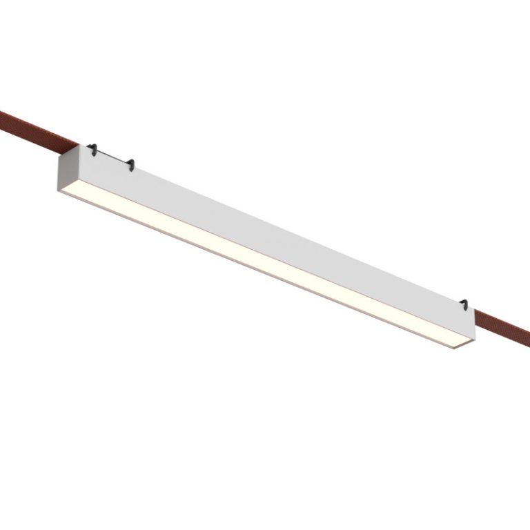 Трековый однофазный светильник Denkirs Belty linear DK5676-WH