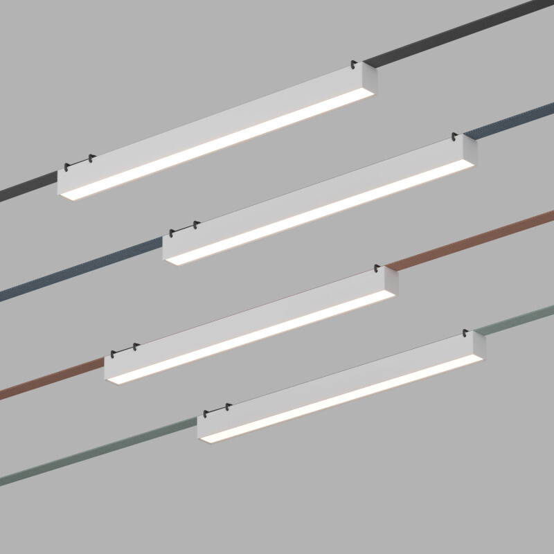 Трековый однофазный светильник Denkirs Belty linear DK5676-WH Трековый однофазный светильник Denkirs Belty linear DK5676-WH