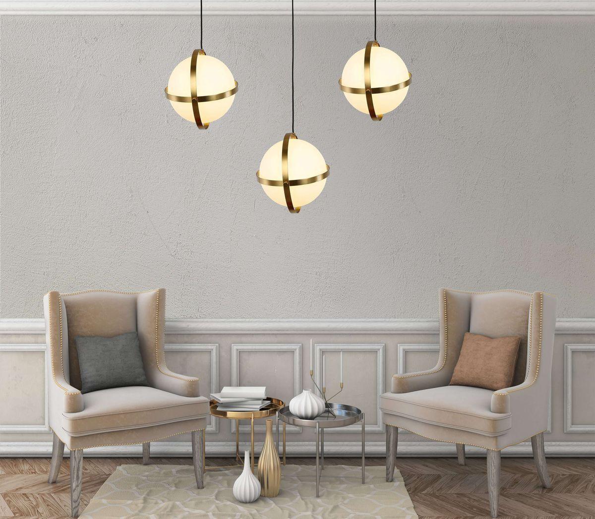 Подвесной светильник Lumina Deco Signia LDP 6833-250 WT+GD Подвесной светильник Lumina Deco Signia LDP 6833-250 WT+GD