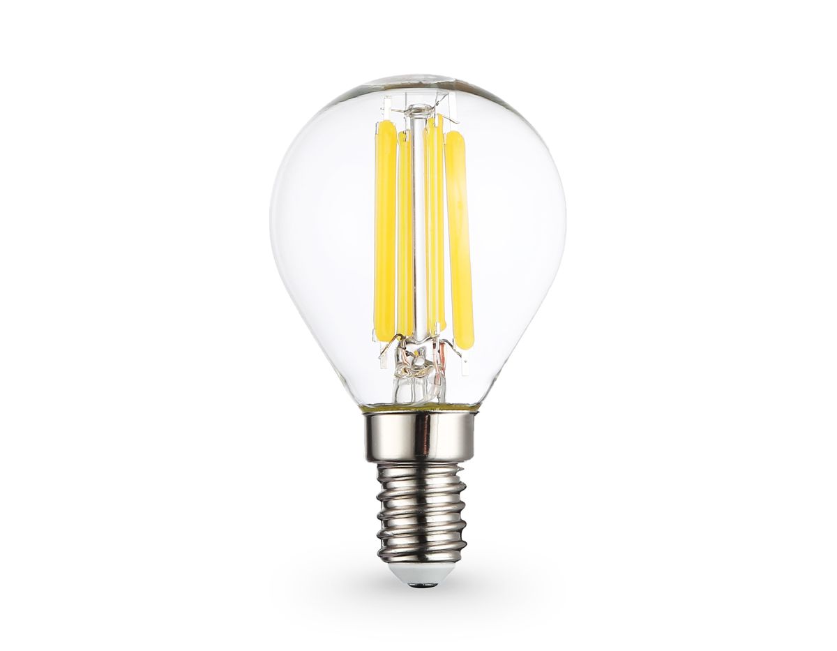Филаментная светодиодная лампа Ambrella Light Bulbing E14 15W 2700K шар 451533 Филаментная светодиодная лампа Ambrella Light Bulbing E14 15W 2700K шар 451533