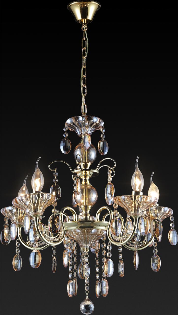 Подвесная люстра Toplight Yolanda TL7210D-05GD Подвесная люстра Toplight Yolanda TL7210D-05GD