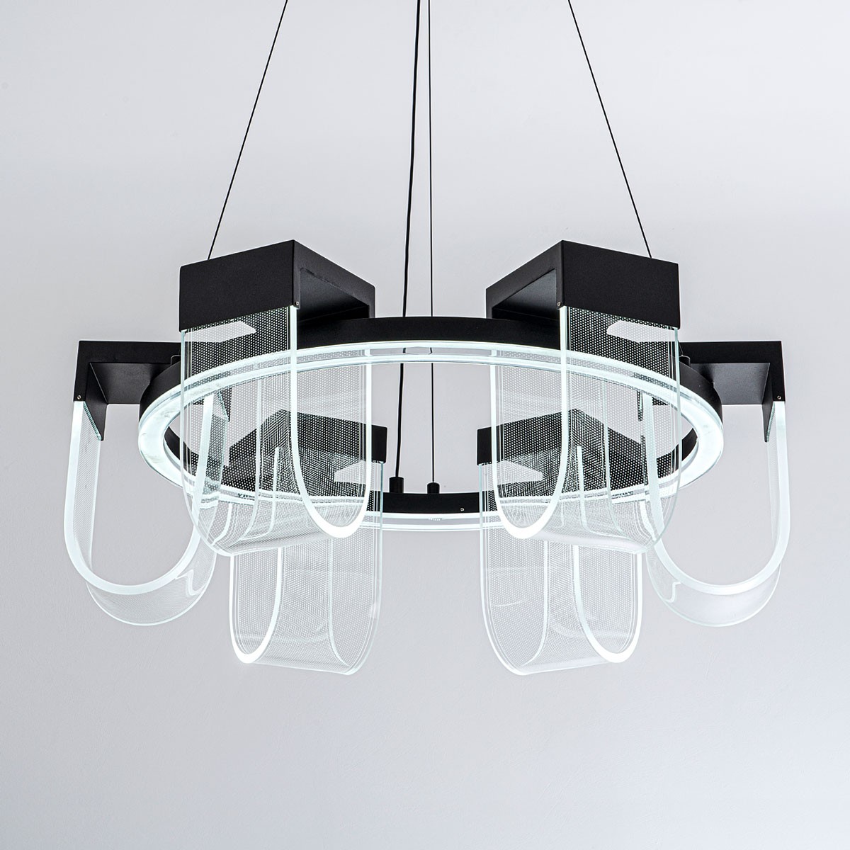 Подвесная люстра LED4U L7707-600 BK Подвесная люстра LED4U L7707-600 BK