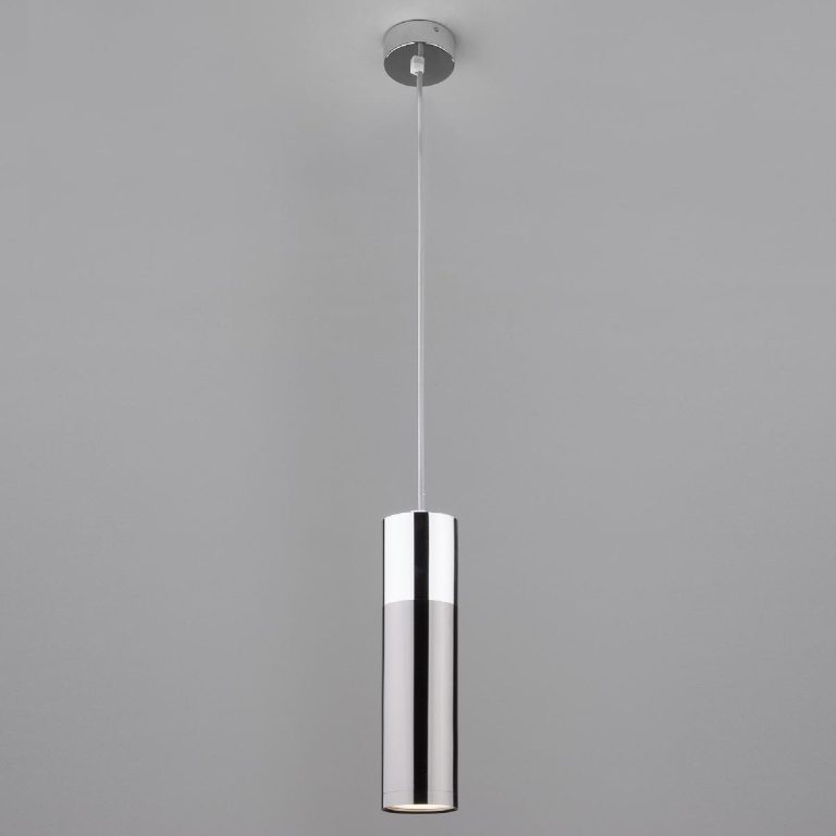 Подвесной светильник Eurosvet Double Topper 50135/1 LED хром/черный жемчуг