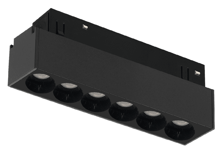 Трековый магнитный светильник iLedex Vision 4822-002-L120-6W-38DG-3000K-BK