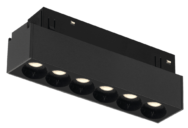 Трековый магнитный светильник iLedex Vision 4822-002-L120-6W-38DG-3000K-BK